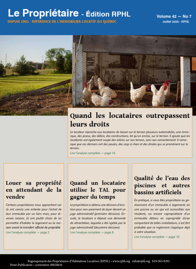 Journal RPHL Juillet 2026