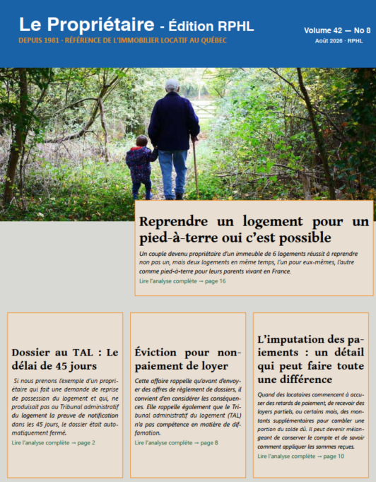 Journal RPHL Août 2026