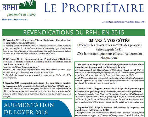 Février - Mars 2016